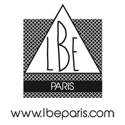 logotype LBE A en noir et blanc